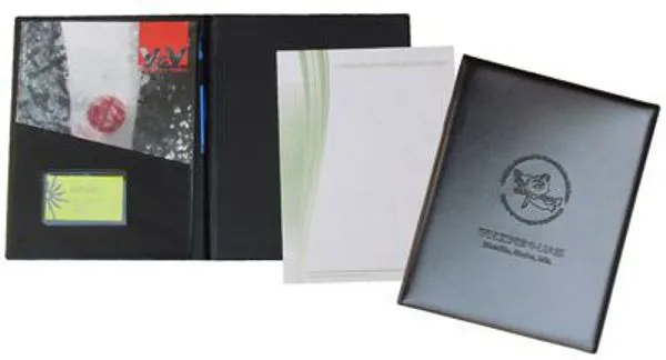 Carpeta para congresos en curpiel modelo CC03