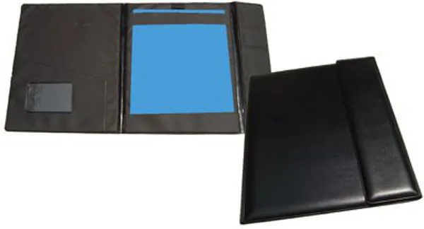 Carpeta portafolio con ventana en curpiel modelo CC04