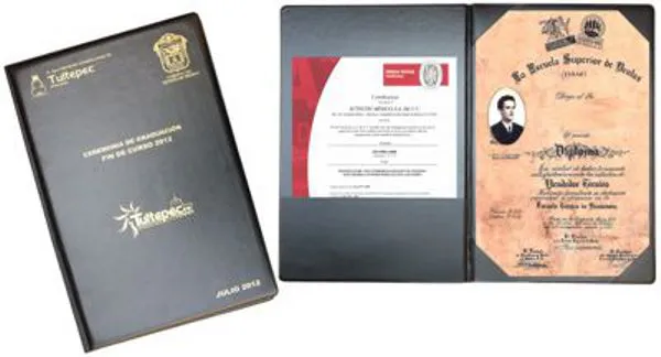 Carpeta porta título oficio en vinyl modelo CC06